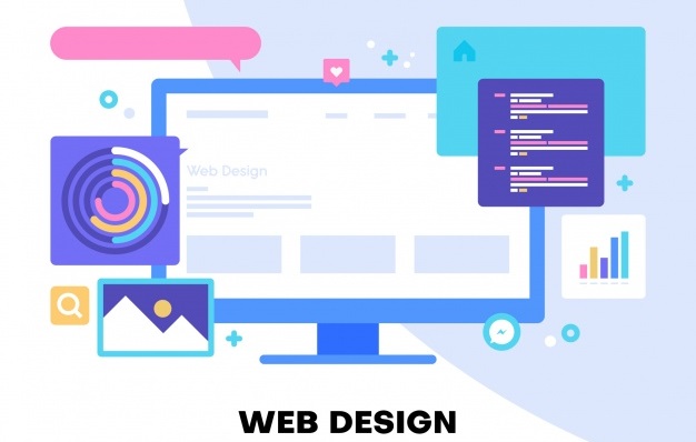 modern web design concept with flat style 23 2147935039