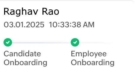 ZOHO HRMS 8 process employee